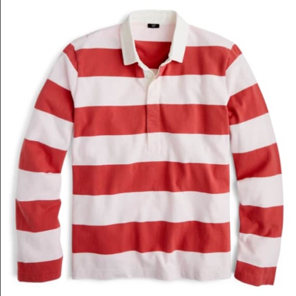 NWT Women's J. Crew 1984 rugby shirt in stripe